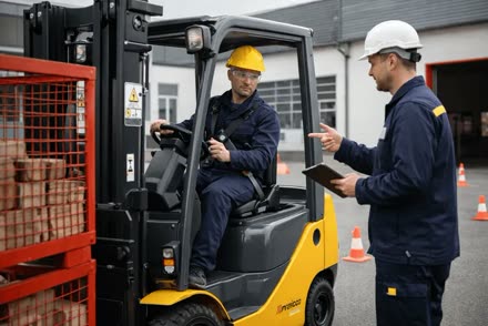 Staplerschein – Bedienerschulung für Gabelstapler